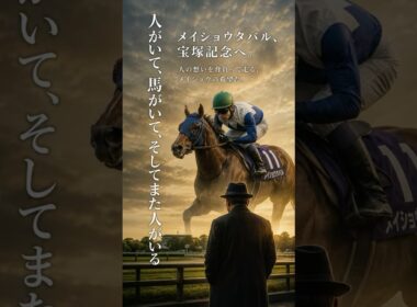 「メイショウタバル──絆が走らせた宝塚記念」#競馬 #2026宝塚記念#宝塚記念#メイショウタバル