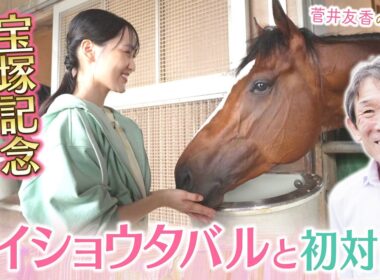 「調教過程としては順調にきている」メイショウタバルを送り出す石橋守調教師を直撃！春のグランプリ・宝塚記念連覇へのポイントは！？馬房でのかわいい素顔も必見！＜菅井友香のウマ友になってくれませんか？＞