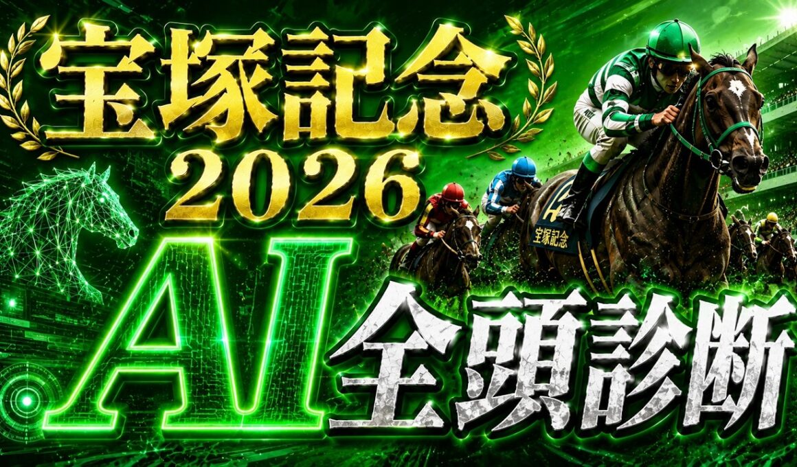 【宝塚記念2026AI全頭診断】上位５頭の評価はいかに！？
