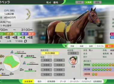 #7【ウイニングポスト10 2026】ベッライア産駒で悲願のG1勝利を！