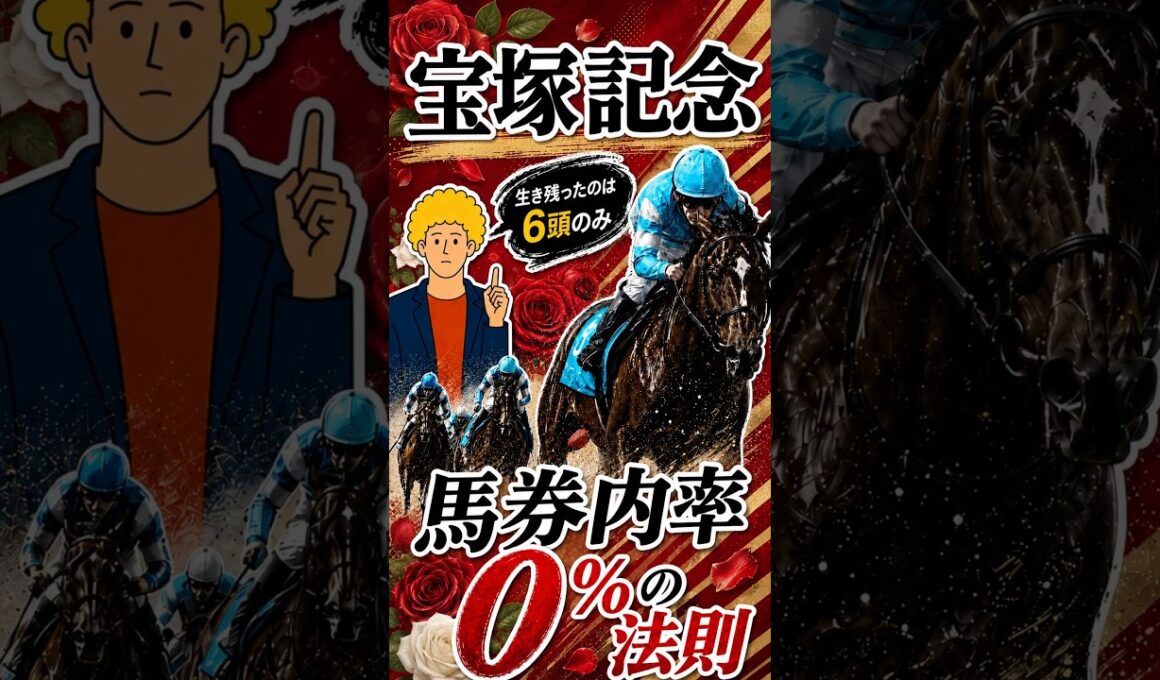 【競馬】宝塚記念　馬券内率0%の法則　#競馬 #競馬予想 #宝塚記念
