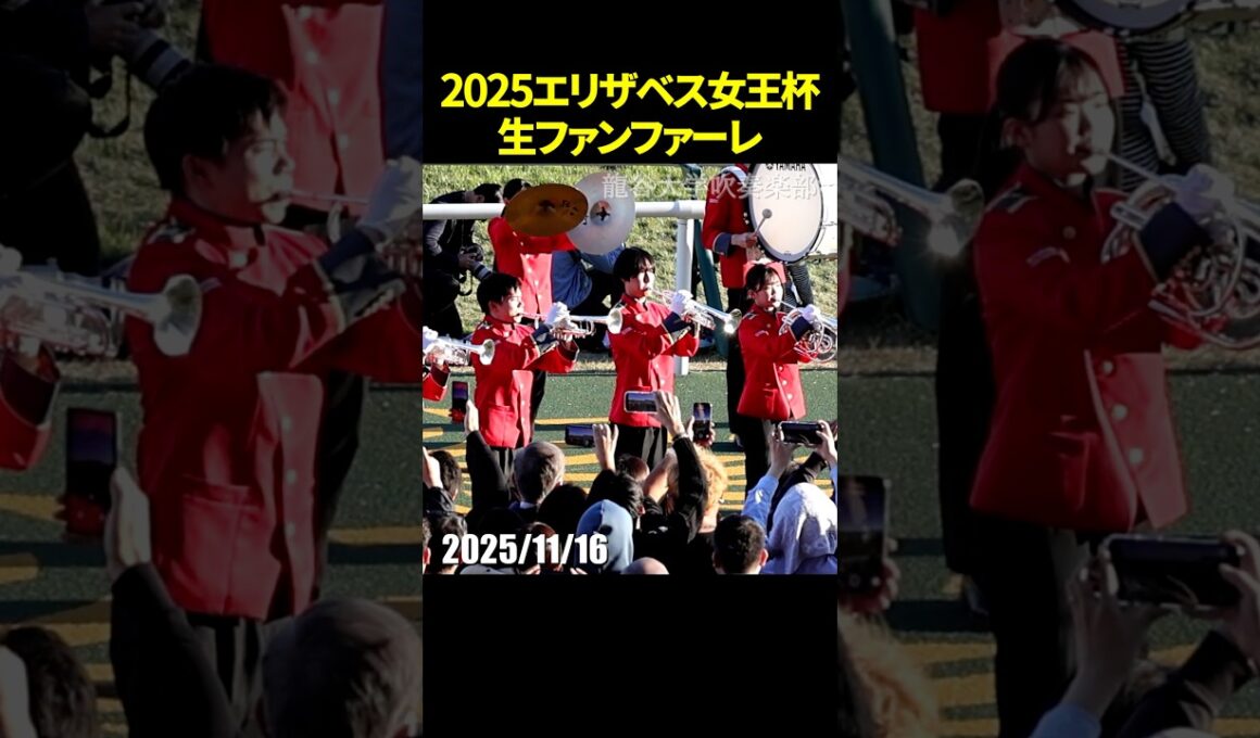 2025年第50回エリザベス女王杯のG1生ファンファーレ演奏 #ファンファーレ #エリザベス女王杯 #現地映像 #競馬 #shorts