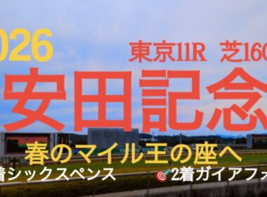 【安田記念  2026】🎯1着シックスペンス 🎯2着ガイアフォース　本命不在となった春のマイル王を決める難解なGⅠ‼︎昨年2着ガイアフォースは大チャンス到来‼︎ステレンボッシュ復活なるか⁉︎