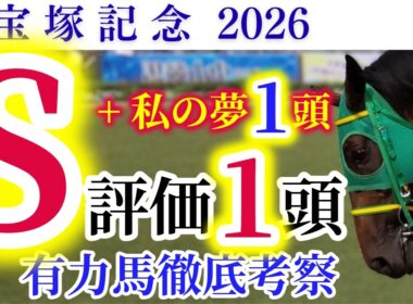 【宝塚記念 2026】豪華メンバーが揃った大一番！春の古馬中長距離GⅠ完全制覇に王手のクロワデュノールに襲い掛かる刺客は！？【競馬予想】