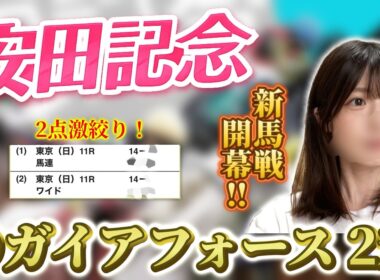 【安田記念】2点激絞りで勝負！！新馬戦開幕で女王復活なるか👸【競馬女子】