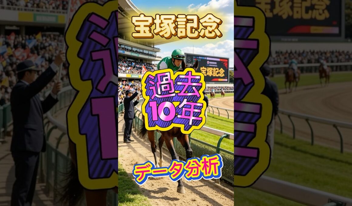 【宝塚記念】実は1枠と8枠が激アツ！？過去10年データ公開！#宝塚記念 #競馬予想  #データ分析