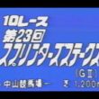 懐かしの「中央競馬ダイジェスト」1989年 スプリンターズS