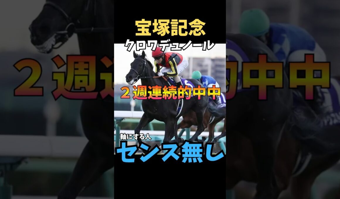 【宝塚記念2026】軸にする人センスなし/クロワデュノール#宝塚記念 #クロワデュノール #競馬 #競馬予想 #中央競馬予想 #競馬予想tv #うまログ #ウマキング #粗品