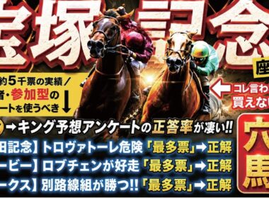 宝塚記念2026【予想/穴馬】クロワデュノールとメイショウタバルでは決まらない！言われなきゃ買えない！夢馬券の主役となる『穴馬』は！？