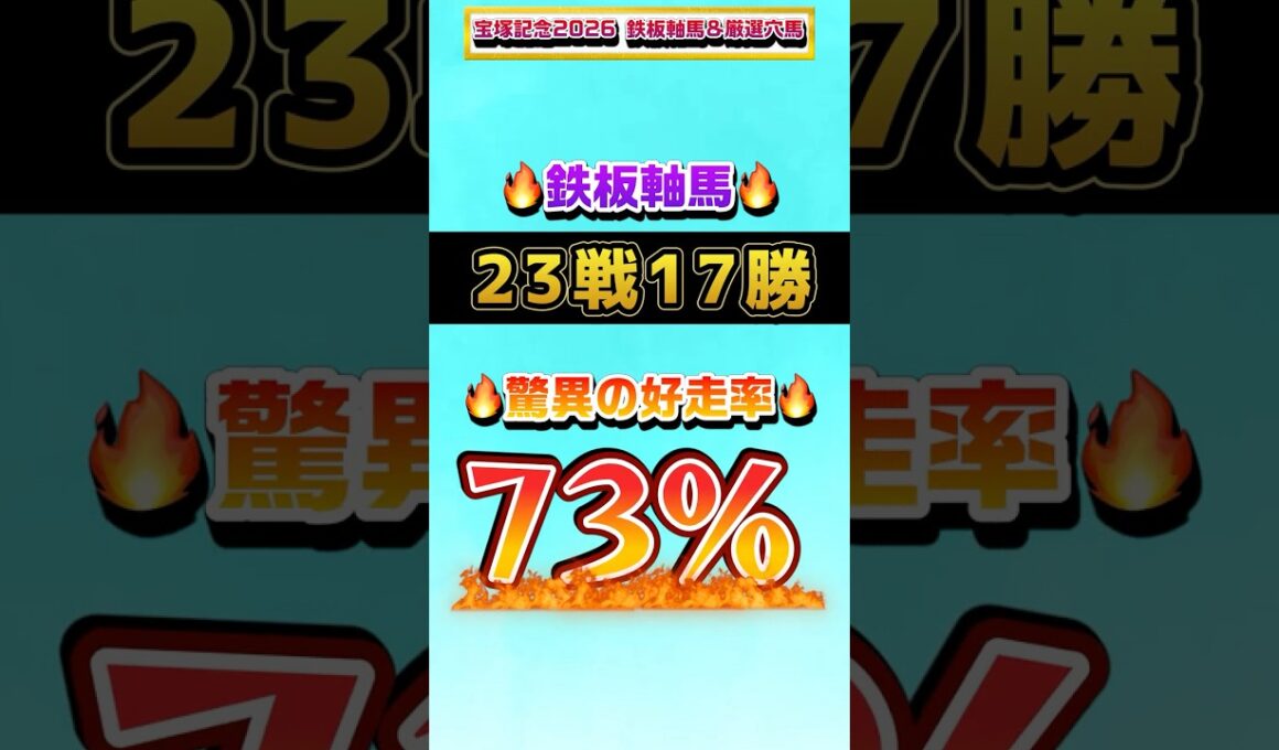 【宝塚記念2026 鉄板軸馬&厳選穴馬】#宝塚記念 #宝塚記念2026 #函館ss #函館ss2026 #競馬 #競馬予想 #リアル競馬 #shorts #おすすめ #オススメ