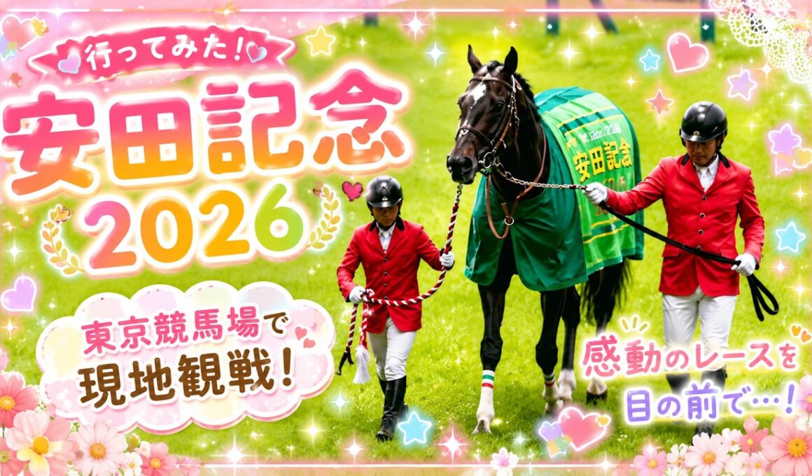 【現地観戦】安田記念2026の熱気が凄かった！東京競馬場へ行ってみた！