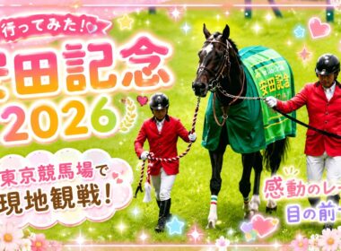 【現地観戦】安田記念2026の熱気が凄かった！東京競馬場へ行ってみた！