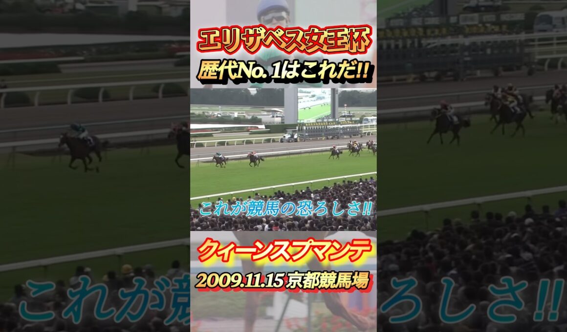 エリザベス女王杯歴代No. 1レースはこれだ！　#競馬  #エリザベス女王杯  #クィーンスプマンテ  #shorts