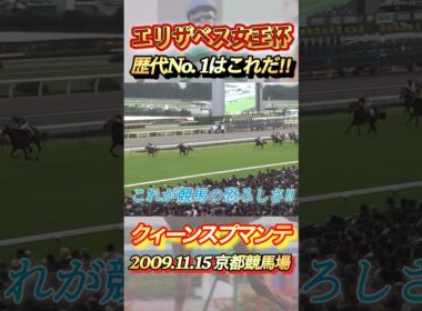 エリザベス女王杯歴代No. 1レースはこれだ！　#競馬  #エリザベス女王杯  #クィーンスプマンテ  #shorts