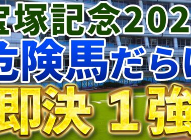 宝塚記念2026【◎絶対軸】公開‼️明確な不安を抱える人気馬が揃った一戦⚡️唯一、懸念材料がなく即決できる１強は👀⁉️