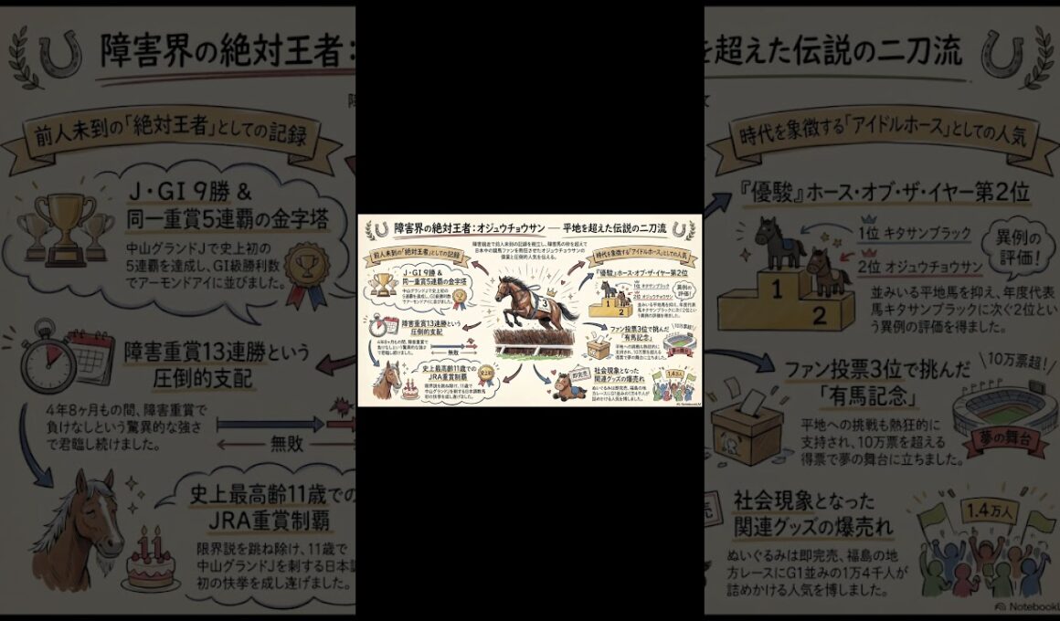障害界の絶対王者オジュウチョウサン　#競馬 #クイズ  #名馬 #jra  #オジュウチョウサン