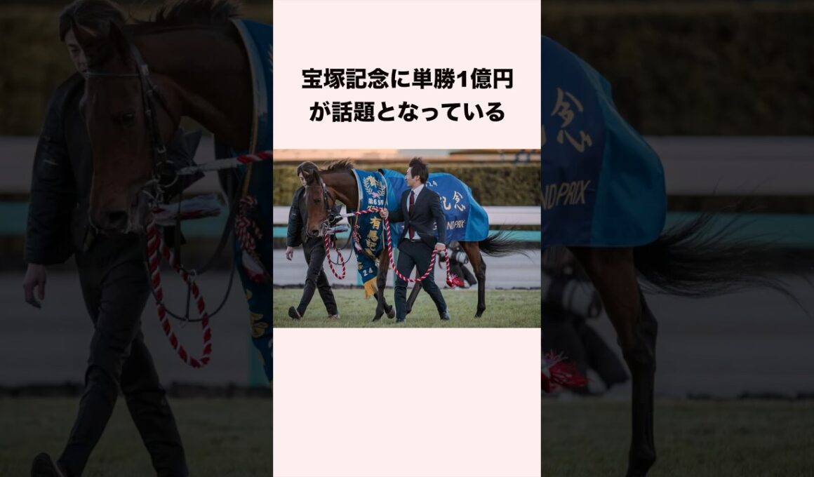 宝塚記念に単勝1億円が話題となっている #競馬 #競馬予想 #shorts