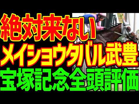 【宝塚記念】クロワデュノール春古馬3冠に王手！この枠順は？メイショウタバルと武豊は阪神でも絶対に来ない！ミュージアムマイル、レガレイラ、ダノンデサイルは？2026年宝塚記念全頭評価動画【競馬ゆっくり】