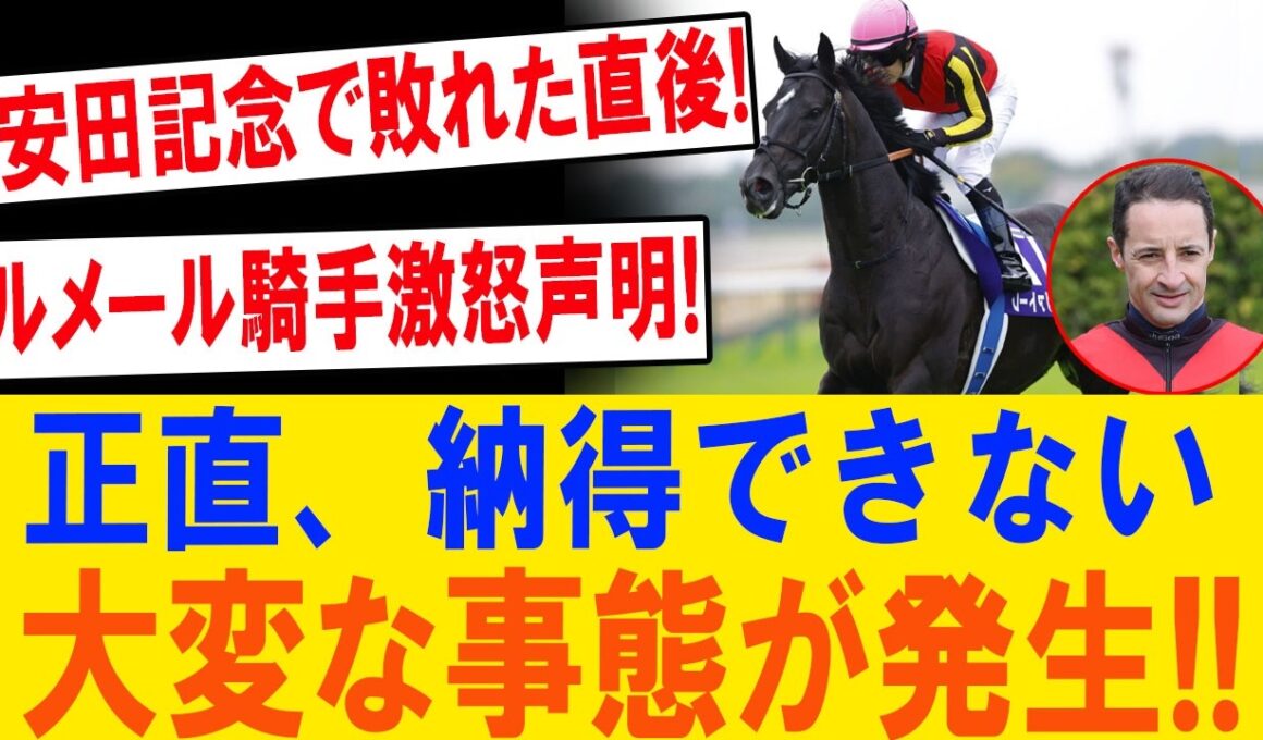 安田記念の裏で何が起きた？ルメール「納得できない」敗戦後に衝撃告白！
