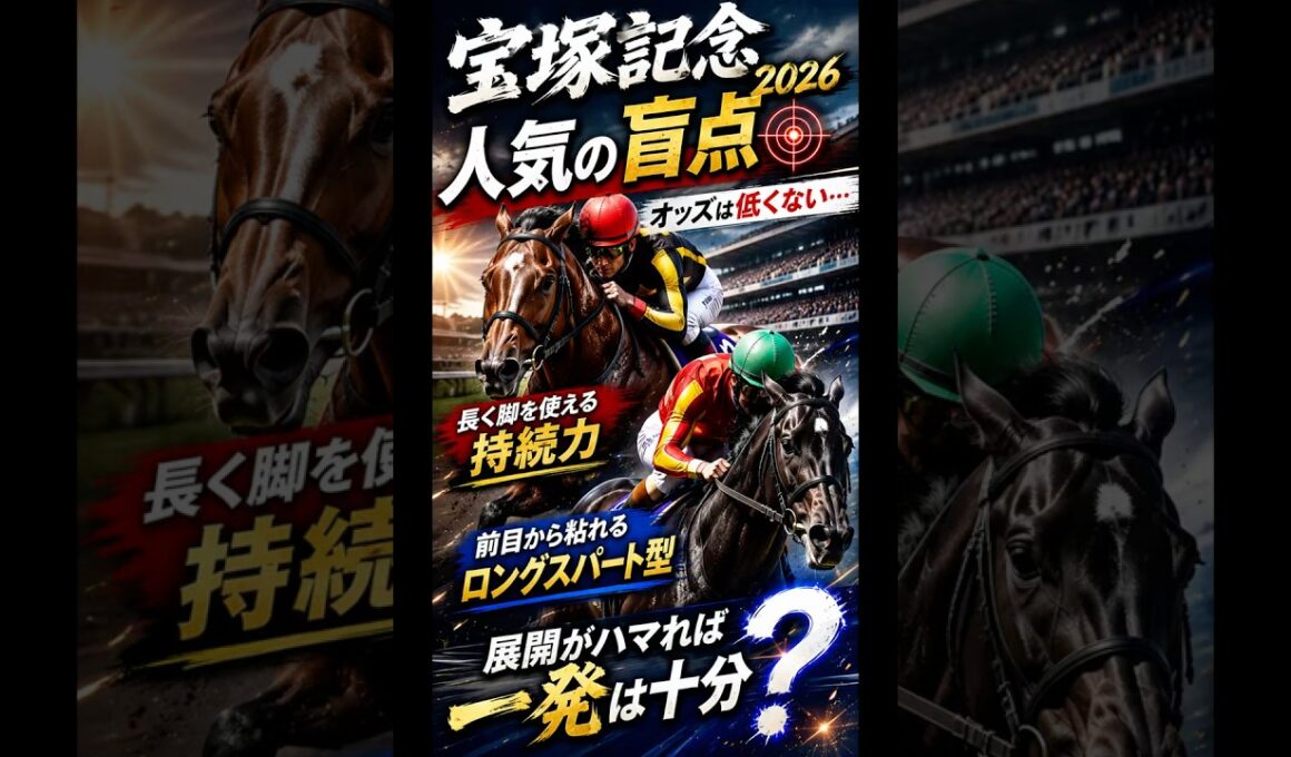 【宝塚記念2026】人気の盲点…オッズ以上に怖い穴馬2頭を発見 #宝塚記念 #競馬予想