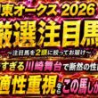 関東オークス2026 特殊すぎる川崎舞台で断然の性能！適性重視ならこの馬達しかいないでしょ！？