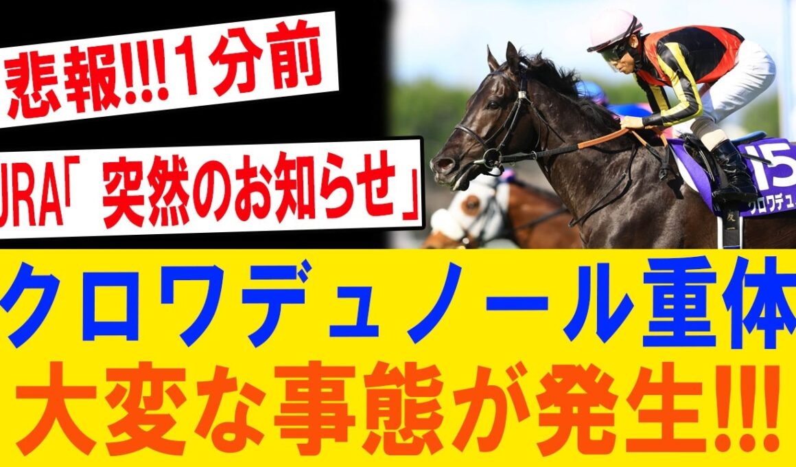 【宝塚記念前夜】JRAが1分前に異例発表…クロワデュノールに何が起きた？最終追い切りで専門家騒然