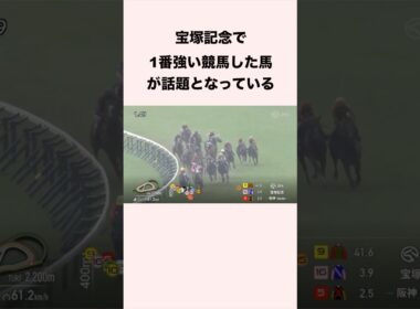 宝塚記念で1番強い競馬した馬が話題となっている #競馬 #競馬予想 #shorts