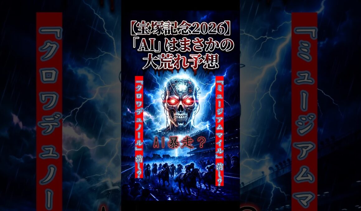 【宝塚記念2026】「AI」はまさかの大荒れ予想