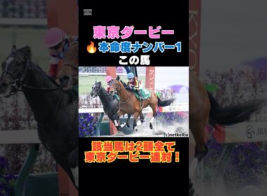 【東京ダービー2026】本命度ナンバー1はこの馬🔥該当馬は2頭全て東京ダービー連対！