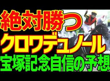 【宝塚記念予想】ダノンデサイル、メイショウタバルは絶対に来ない！能力が違う！春古馬3冠の伝説を目撃したい！クロワデュノール大本命だが…単勝1倍台じゃなぁ…2026年宝塚記念予想動画【競馬ゆっくり】
