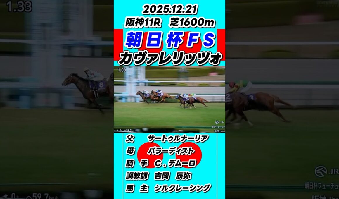 カヴァレリッツォ【朝日杯ＦＳ 2025】