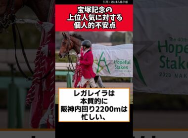 宝塚記念の上位人気に対する個人的不安点【競馬反応集】　#宝塚記念　#クロワデュノール　＃メイショウタバル