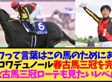 【朗報】クロワデュノール、大阪杯・天皇賞春・宝塚記念を全部最前線で走り切るwwwタフすぎる件【競馬】