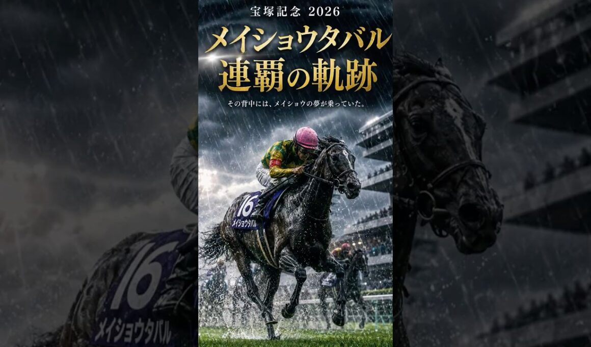 豪雨の宝塚記念【メイショウタバル連覇】 #jra #競馬#メイショウタバル#宝塚記念#武豊#2026宝塚記念
