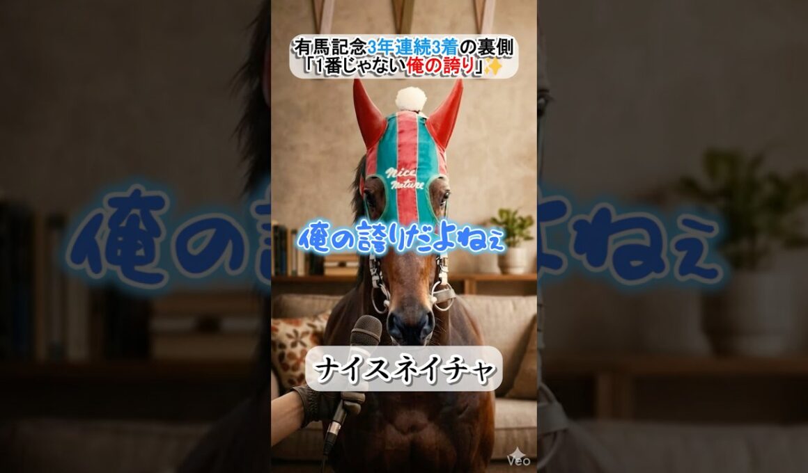 有馬記念3年連続3着、ナイスネイチャが語る「脇役の美学」 #ナイスネイチャ #競馬 #名馬 #ウマ娘