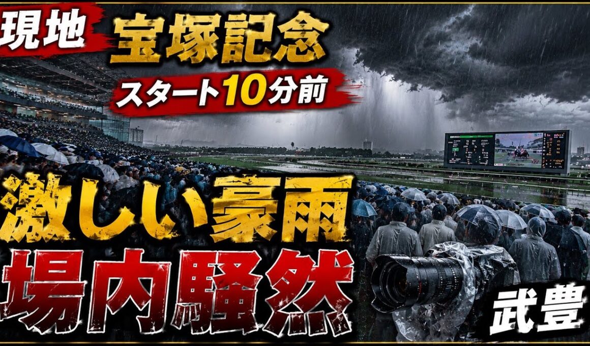 【宝塚記念】激しい豪雨！レース前に現地で何が起きていたのか