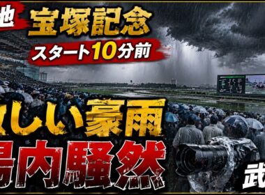 【宝塚記念】激しい豪雨！レース前に現地で何が起きていたのか