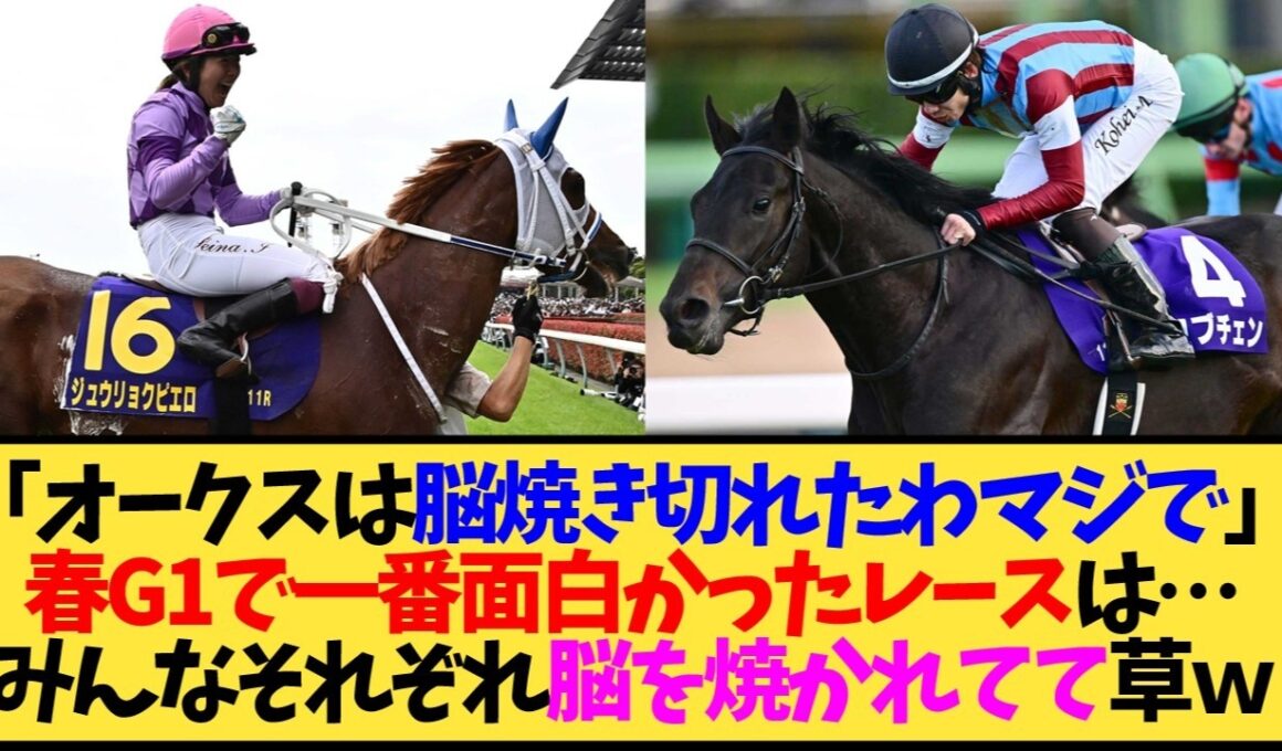【春G1】ジュウリョクピエロのオークス、メイショウタバルの宝塚記念…2026年上半期ベストレースはどれ？競馬ファンの答えが割れすぎてるwww【競馬】