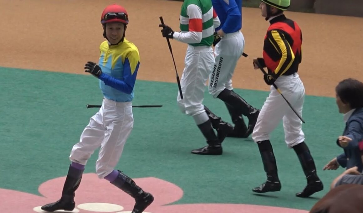 【現地】思ったより馬が手前にいて福永祐一先生に呼び止められる武豊騎手【宝塚記念の前レース 阪神競馬場パドック】