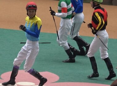 【現地】思ったより馬が手前にいて福永祐一先生に呼び止められる武豊騎手【宝塚記念の前レース 阪神競馬場パドック】