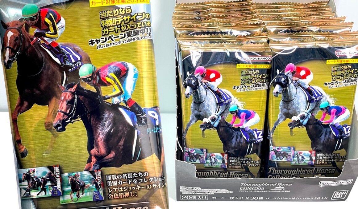 サラブレッドホースコレクション ツインウエハース 第4R『1BOX 開封』Thoroughbred Horse Collection 4 Card Horse Racing カード 競馬 食玩