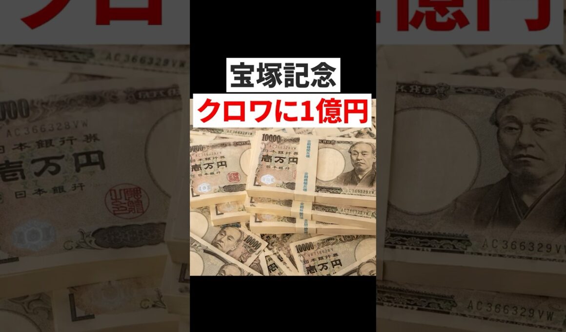 【宝塚記念】クロワデュノールに1億円賭けた男の末路…#short#1億ニキ #大口投票 #絶望 #神回