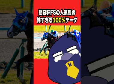 人気馬の怖すぎる100％データ【朝日杯フューチュリティステークス2025】