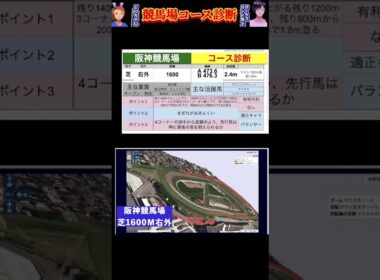 コース診断　阪神芝1600m外　桜花賞　しらさぎステークス　阪神ジュベナイルフィリーズ