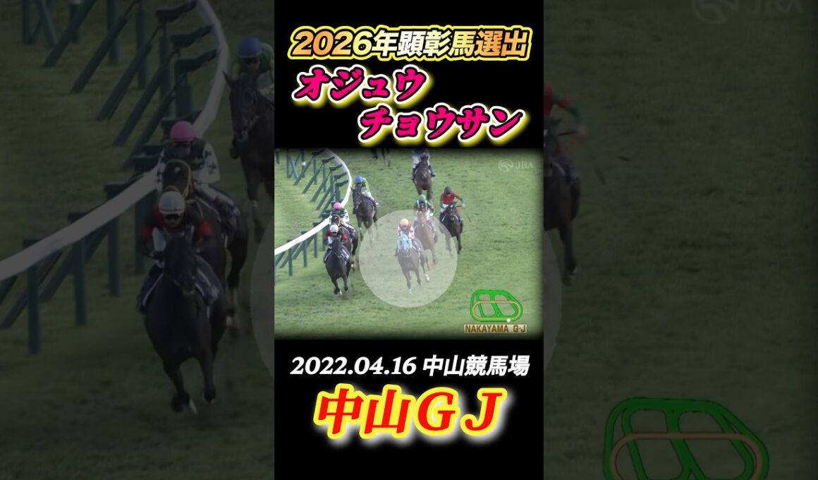 【オジュウチョウサン】2026年度顕彰馬選出㊗️✨障害GI9勝の絶対王者！　#競馬  #中山グランドジャンプ  #オジュウチョウサン  #石神深一  #障害レース  #shorts