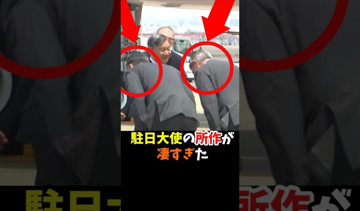 両陛下お見送りの駐日大使が示した最大級の敬意#shorts #皇室 #天皇陛下 #雅子様  #オランダ #ベルギー #駐日大使 #皇室外交 #最敬礼