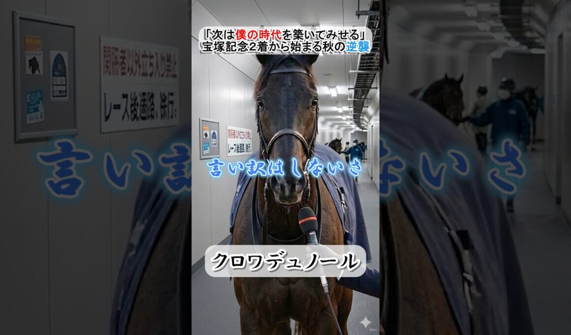 春古馬三冠ならず……！大雨の宝塚記念、クロワデュノールが語る誇り #クロワデュノール #宝塚記念 #競馬 #名馬 #ウマ娘