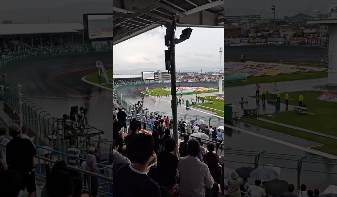2026/6/20 高松宮記念杯競輪準決勝10R 現地観戦 最後の1周 1番車犬伏湧也最後方から一捲り #犬伏湧也 #高松宮記念杯競輪 #現地観戦 #岸和田競輪