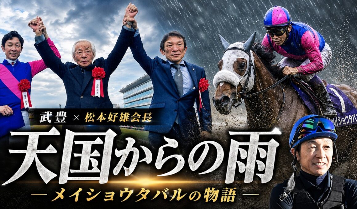 武豊が語った“天国からの雨”｜メイショウタバルと松本好雄会長、宝塚記念の物語【競馬MAD】メイショウタバル×ファンファーレ/玉置浩二