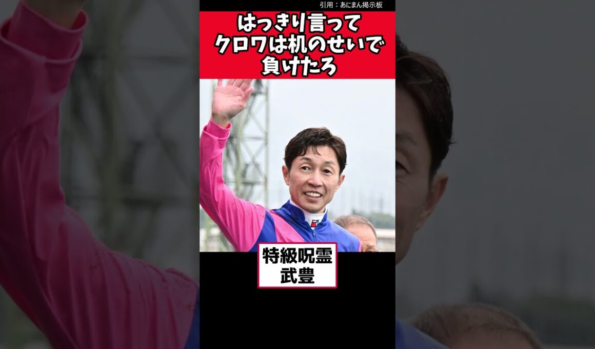 はっきり言ってクロワは机のせいで負けたろ【競馬反応集】　#クロワデュノール　#メイショウタバル　#宝塚記念